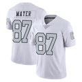 STECN LV.Raiders #87 Michael Mayer Player White Limited Color Rush Home Game Stitched Jerseys