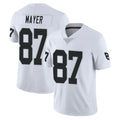 STECN LV.Raiders #87 Michael Mayer Player White Limited Vapor Untouchable Home Game Stitched Jerseys