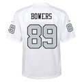 STECN LV.Raiders #89 Brock Bowers Player White Alternate Game Stitched Jerseys