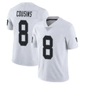STECN LV.Raiders #8 Kirk Cousins Player White Limited Vapor Untouchable Home Game Stitched Jerseys