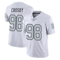 STECN LV.Raiders #98 Maxx Crosby Player White Limited Color Rush Home Game Stitched Jerseys