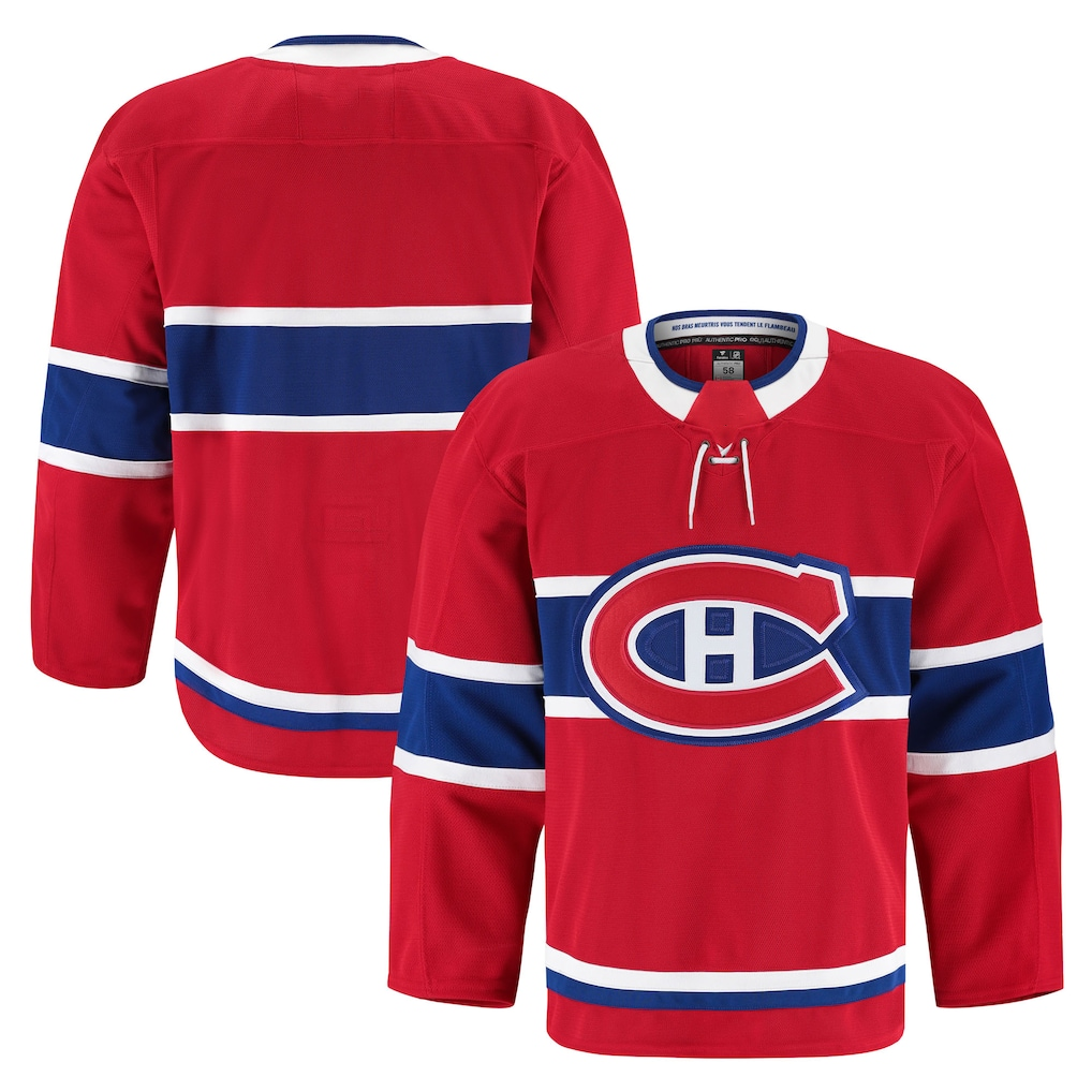 STECN M.Canadiens Red Home Authentic Pro Jerseys