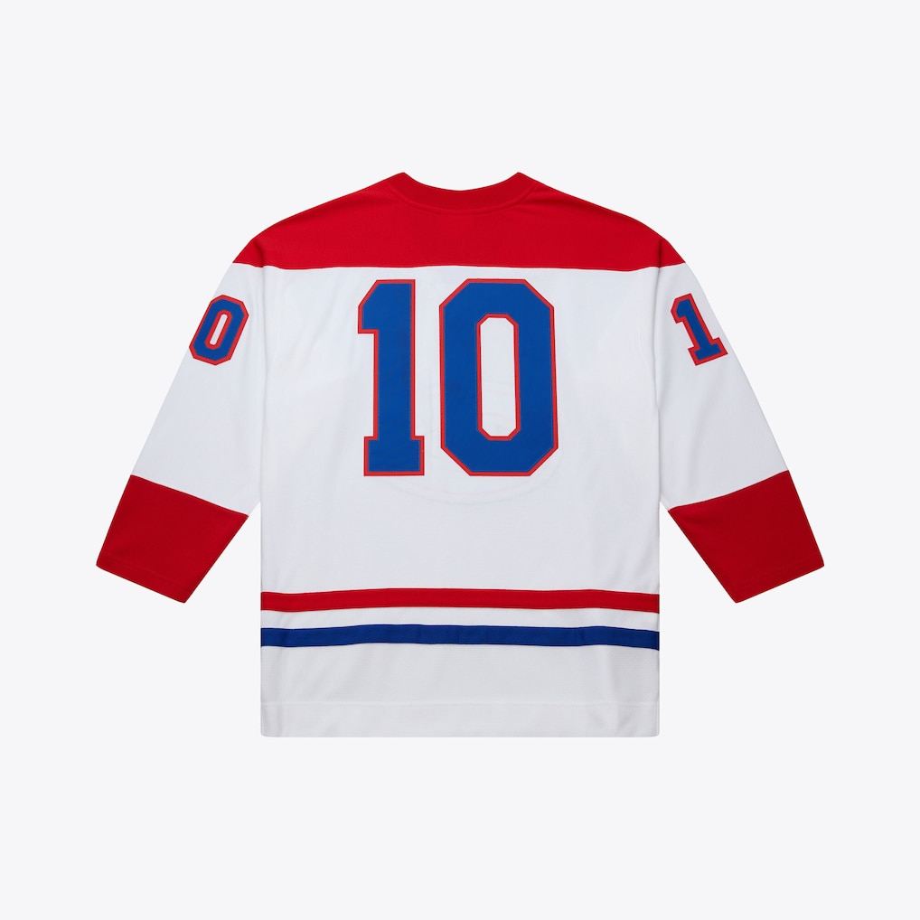 STECN M.Canadiens #10 Guy Lafleur Mitchell & Ness White 1971 Power Play Jerseys