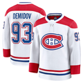STECN M.Canadiens #93 Ivan Demidov White Away Premium Jerseys