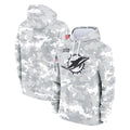 STECN M.Dolphins Arctic Camo Salute to Service Hoodies Limited Game Blank Player Stitched Jerseys