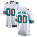 STECN Custom M.Dolphins Game Secondary Alternate Stitched Jerseys