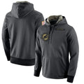STECN M.Dolphins Gray Pullover Hoodies Limited Blank Player Stitched Jerseys