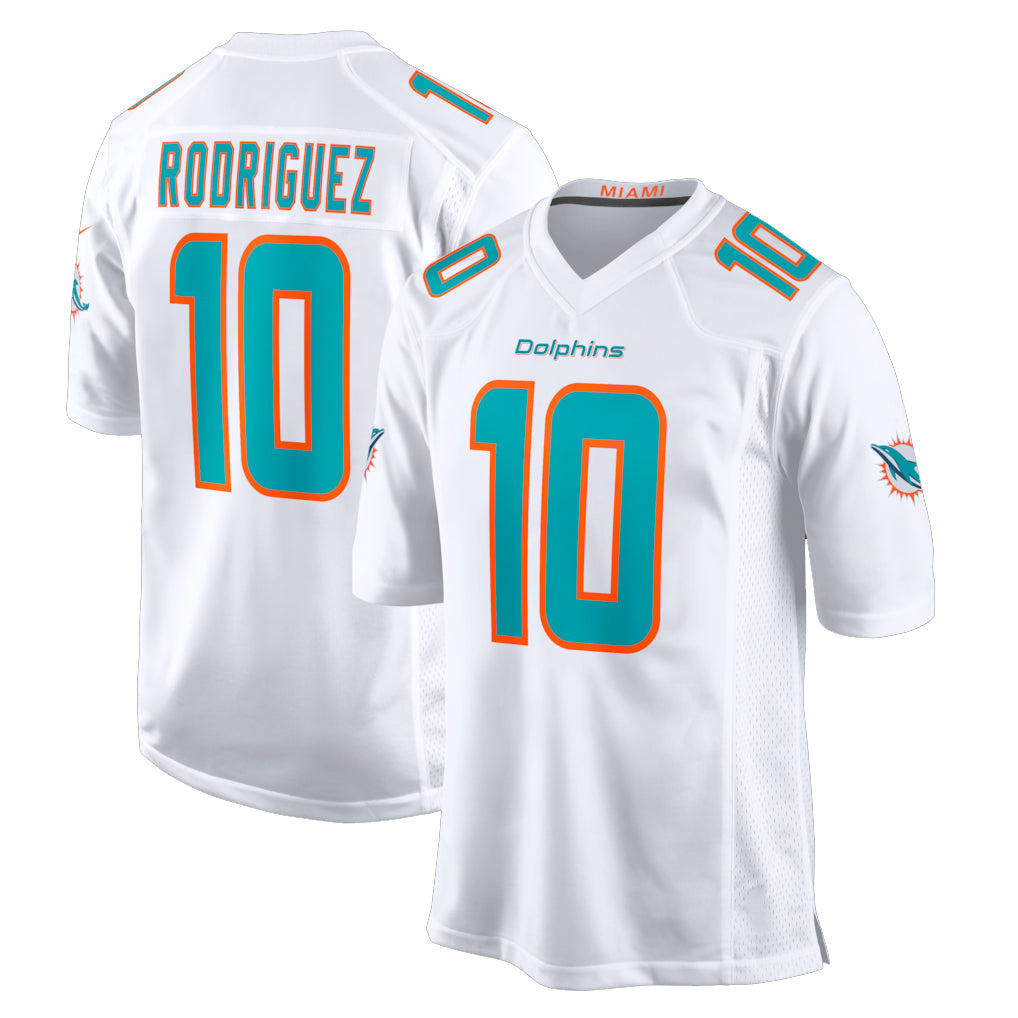 STECN M.Dolphins #10 Jacob Rodriguez Player White Limited Home Game Stitched Jerseys