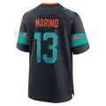 STECN M.Dolphins #13 Dan Marino Player Blue Rivalries Collection Game Stitched Jerseys