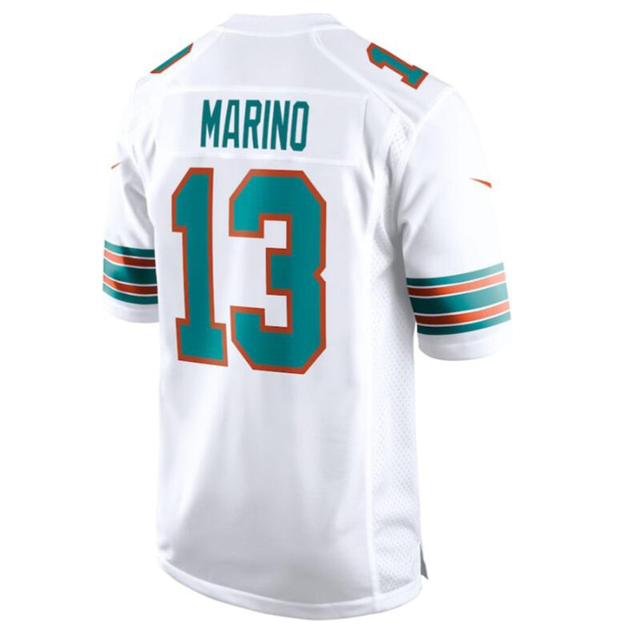 STECN M.Dolphins #13 Dan Marino White Retired Player Jersey American Stitched Jersey