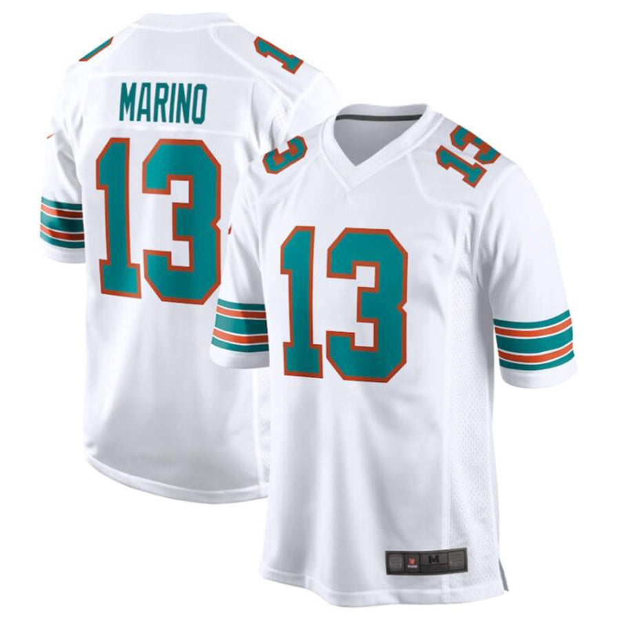 STECN M.Dolphins #13 Dan Marino White Retired Player Jersey American Stitched Jerseys