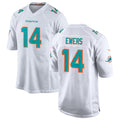 STECN M.Dolphins #14 Quinn Ewers Player White Home Game Stitched Jerseys