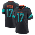STECN M.Dolphins #17 Jaylen Waddle Player Blue Rivalries Collection Game Stitched Jerseys