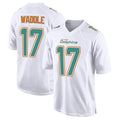 STECN M.Dolphins #17 Jaylen Waddle Player White Fashion Game Stitched Jerseys