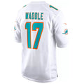 STECN M.Dolphins #17 Jaylen Waddle Player White Home Game Stitched Jerseys