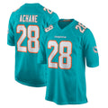 STECN M.Dolphins #28 De'Von Achane Player Aqua Home Game Stitched Jerseys