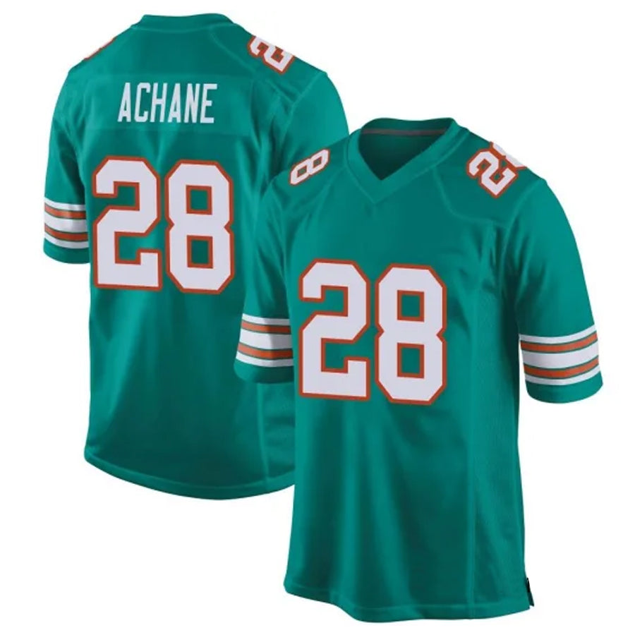 STECN M.Dolphins #28 De??£¤Von Achane Player Green Alternate Game Stitched Jerseys