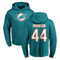 STECN M.Dolphins #44 Chop Robinson Player Aqua LOGO Pullover Hoodies Limited Stitched Jerseys