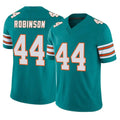 STECN M.Dolphins #44 Chop Robinson Player Aqua Limited Alternate Vapor F.U.S.E. Home Game Stitched Jerseys