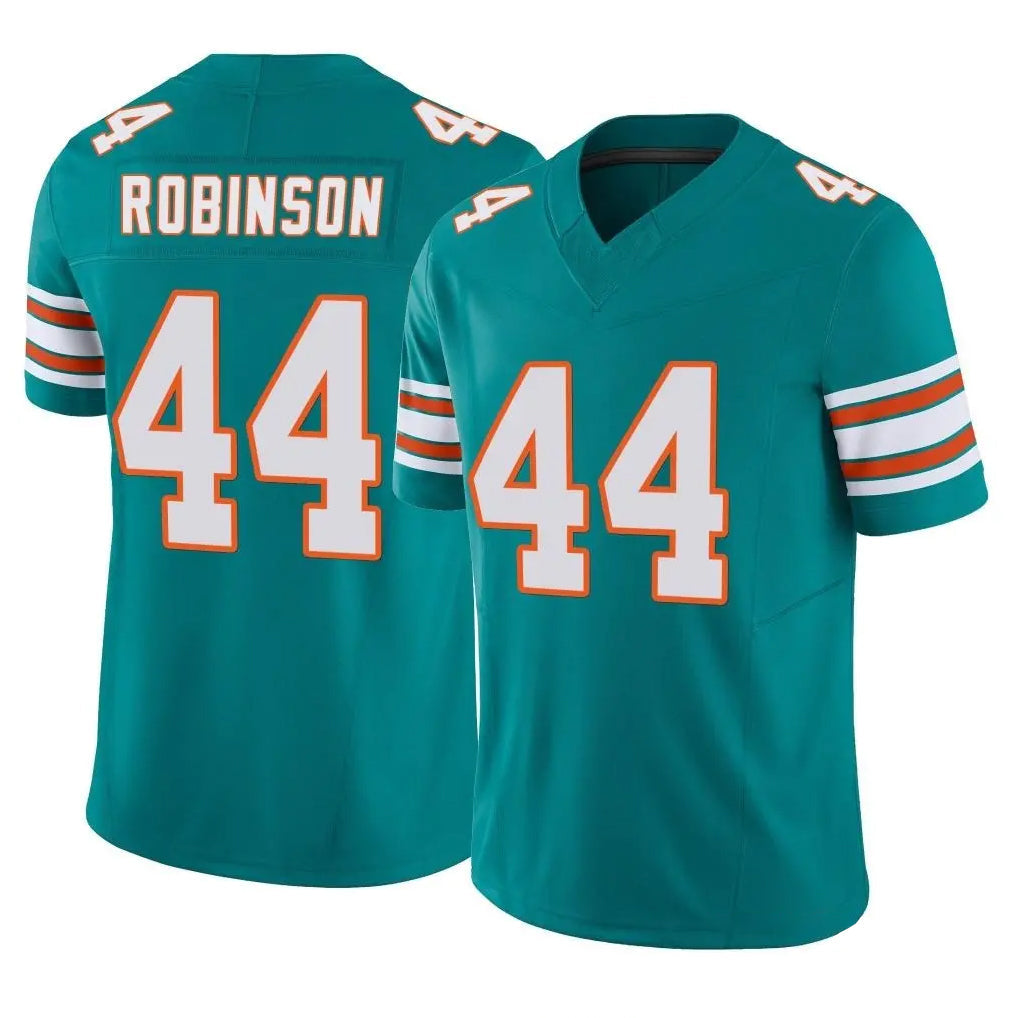 STECN M.Dolphins #44 Chop Robinson Player Aqua Limited Alternate Vapor F.U.S.E. Home Game Stitched Jerseys