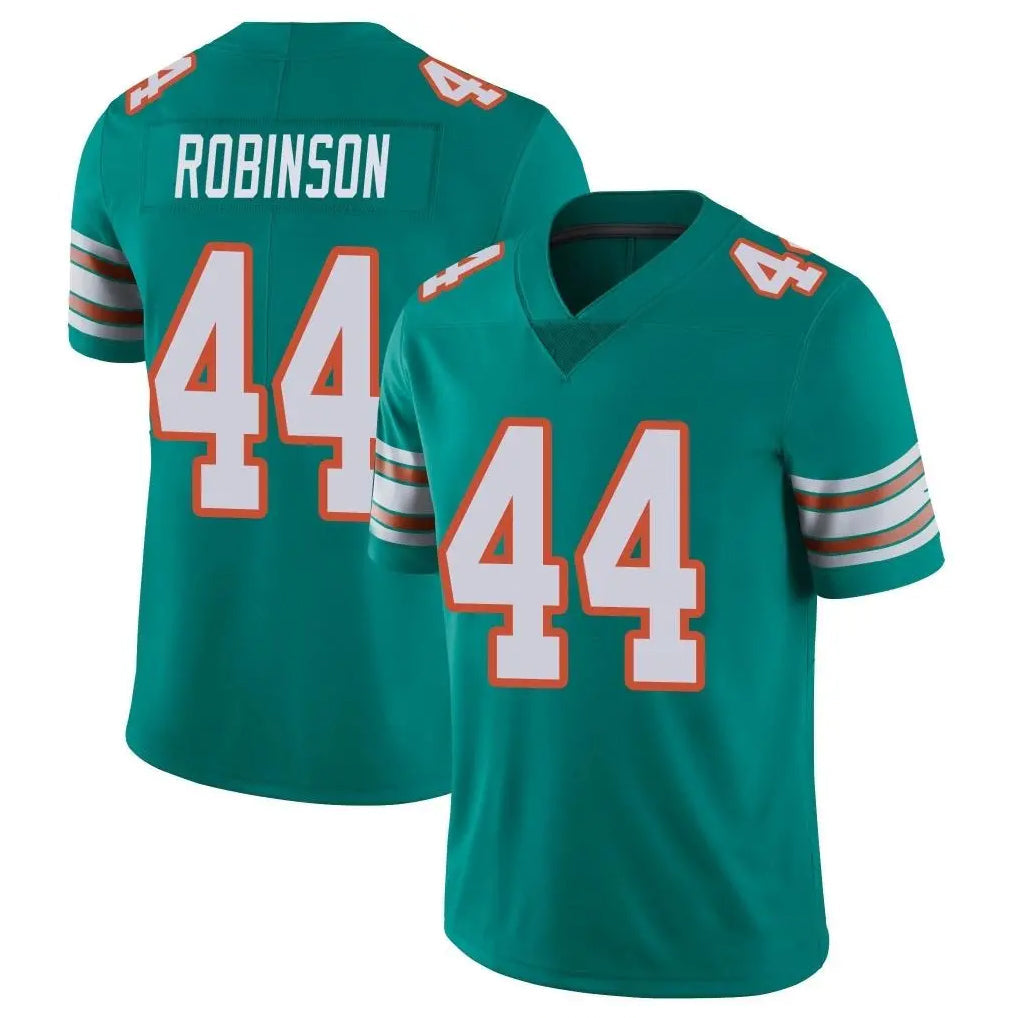 STECN M.Dolphins #44 Chop Robinson Player Aqua Limited Alternate Vapor Untouchable Home Game Stitched Jerseys