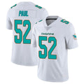 STECN M.Dolphins #52 Patrick Paul Player White Limited Vapor Untouchable Home Game Stitched Jerseys