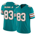 STECN M.Dolphins #83 Kevin Coleman Jr. Player Aqua Limited Alternate Vapor F.U.S.E. Home Game Stitched Jerseys