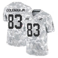 STECN M.Dolphins #83 Kevin Coleman Jr. Player Arctic Camo Salute To Service Limited Game Stitched Jerseys