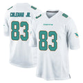 STECN M.Dolphins #83 Kevin Coleman Jr. Player White Home Game Stitched Jerseys