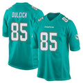 STECN M.Dolphins #85 Greg Dulcich Player Aqua Team Color Home Game Stitched Jerseys