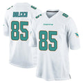 STECN M.Dolphins #85 Greg Dulcich Player White Home Game Stitched Jerseys