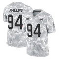 STECN M.Dolphins #94 Jordan Phillips Player Arctic Camo Salute To Service Limited Game Stitched Jerseys