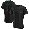 STECN M.Marlins #1 Connor Norby Player Black  Home Limited Stitched Jerseys