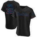 STECN M.Marlins #39 Eury Perez Player Black Home Limited Elite Stitched Jerseys