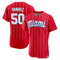 STECN M.Marlins #50 Agustin Ramirez Player Red City Connect Home Limited Elite Stitched Jerseys