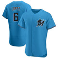 STECN M.Marlins #6 Otto Lopez Player Blue Home Limited Elite Stitched Jerseys
