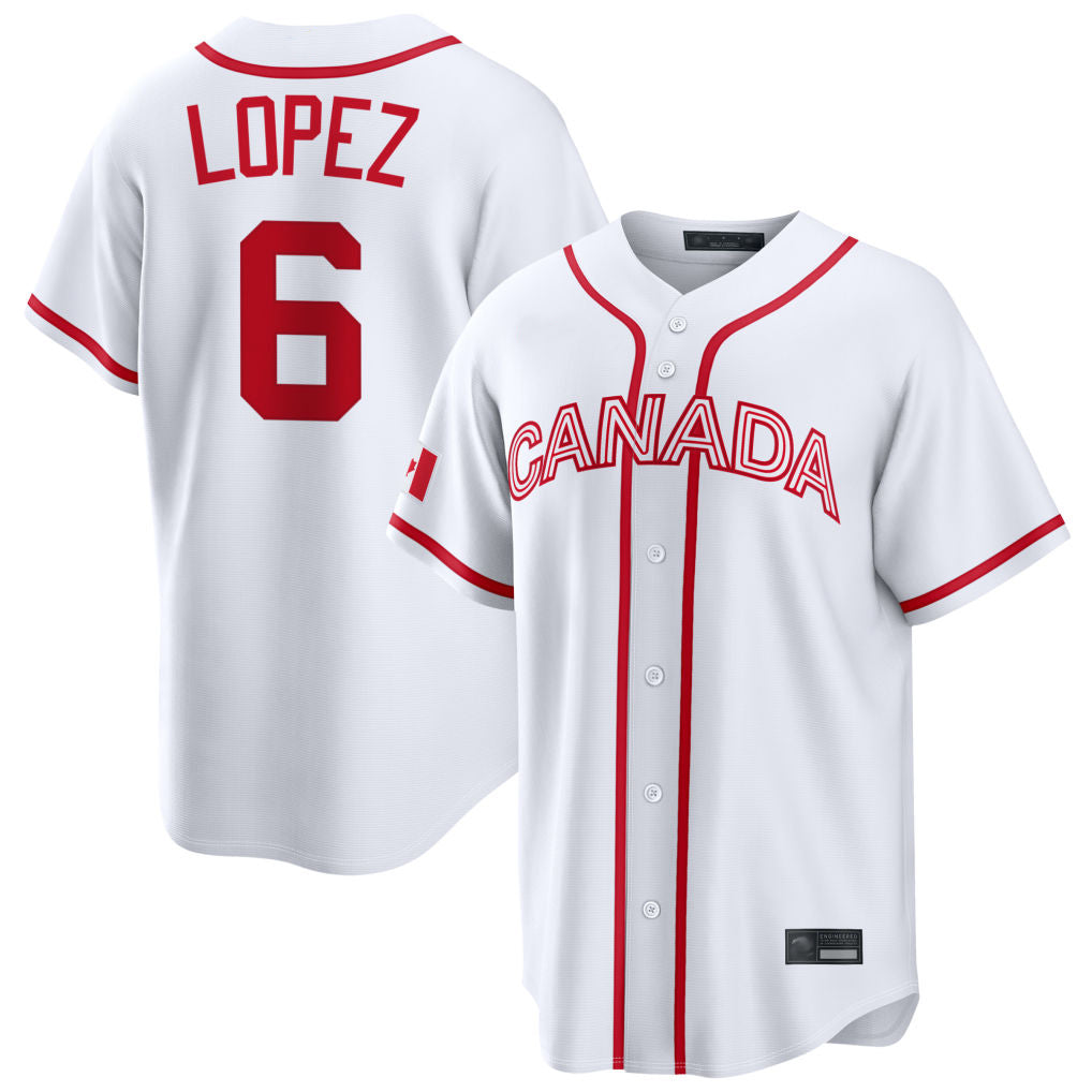STECN M.Marlins #6 Otto Lopez Player White 2026 World Classic Home Pick-A-Player Stitched Jerseys