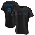 STECN M.Marlins #9 Xavier Edwards Player Black Home Limited Elite Stitched Jerseys