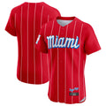 STECN M.Marlins Blank Player Red City Connect Home Limited Elite Stitched Jerseys