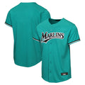 STECN M.Marlins Blank Player Teal Mitchell & Ness Cooperstown Collection Game Stitched Jerseys