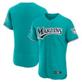 STECN M.Marlins Blank Player Teal Mitchell & Ness Cooperstown Collection Limited Elite Stitched Jerseys
