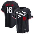 STECN M.Twins #16 Austin Martin Player Navy Home Game Stitched Jerseys