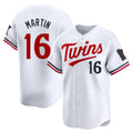STECN M.Twins #16 Austin Martin Player White Home Limited Stitched Jerseys