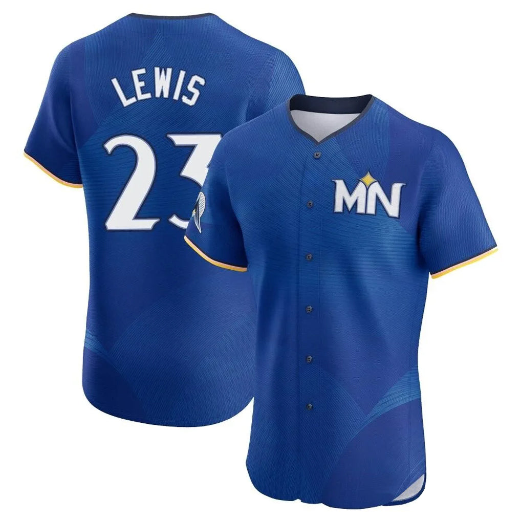 STECN M.Twins #23 Royce Lewis Player Royal City Connect Limited Elite Home Stitched Jerseys