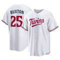 STECN M.Twins #25 Byron Buxton Player White Home Game Stitched Jerseys
