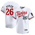 STECN M.Twins #26 Max Kepler Player White Home Limited Stitched Jerseys