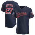 STECN M.Twins #27 Ryan Jeffers Player Navy 60th Home Limited Elite Stitched Jerseys