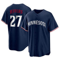 STECN M.Twins #27 Ryan Jeffers Player Navy Replica Alternate Home Stitched Jerseys