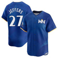 STECN M.Twins #27 Ryan Jeffers Player Royal City Connect Limited Home Stitched Jerseys