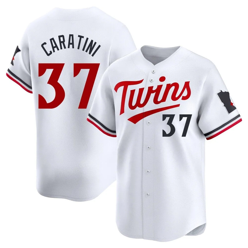 STECN M.Twins #37 Victor Caratini Player White Home Limited Stitched Jerseys
